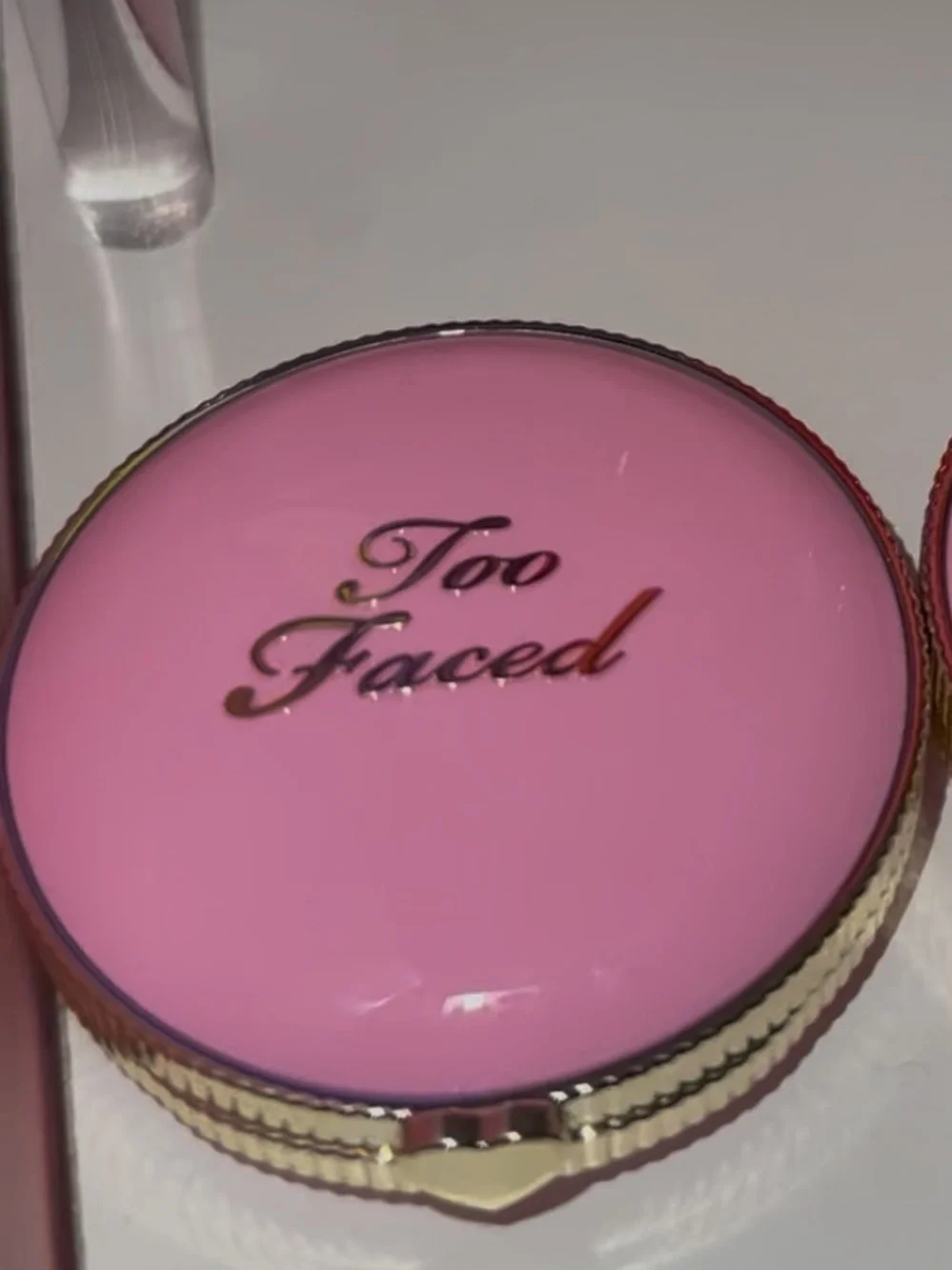 Too Faced Blush - candy clouds cool pink NWT
